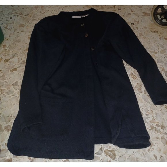 Vintage WorthingtonSport Women's Cardigan Large Black - Picture 1 of 5